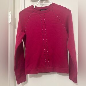 Pink Studded Sweater